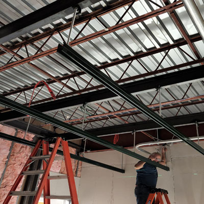 ceiling grid installation