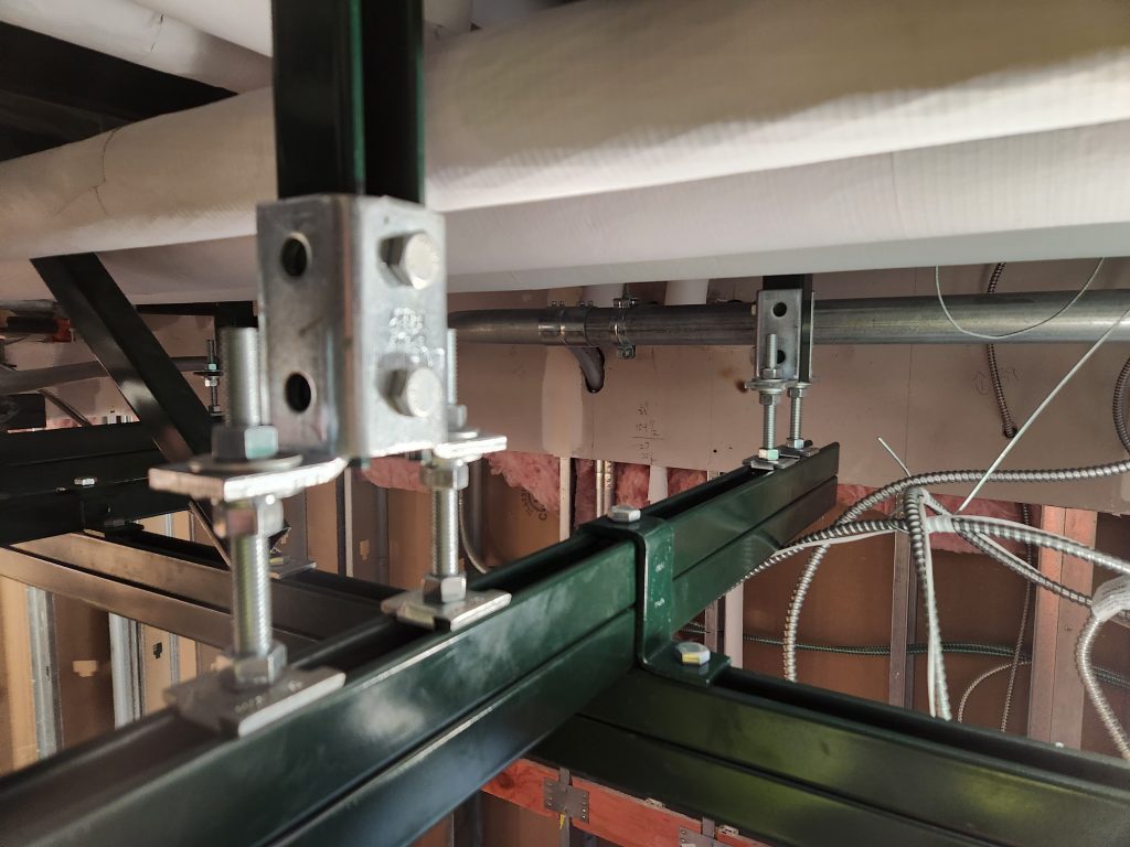 Trapeze Support | SSI | Strut Systems Installation | Eberl Iron Works, Inc. | Buffalo, NY