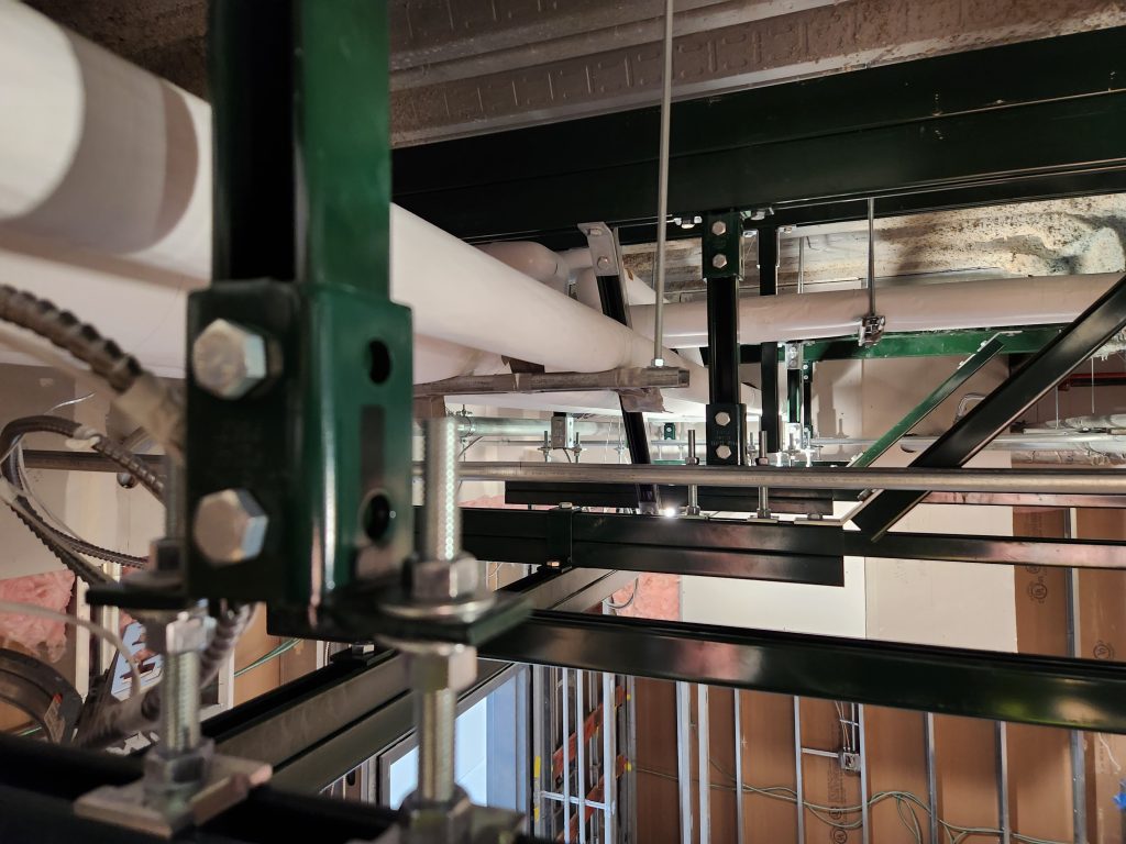 Trapeze Support | SSI | Strut Systems Installation | Eberl Iron Works, Inc. | Buffalo, NY